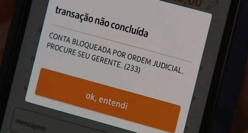 Desbloqueio conta bancária